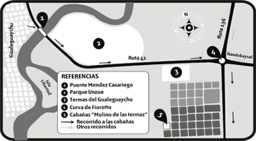 Mapa Caba&ntilde;as